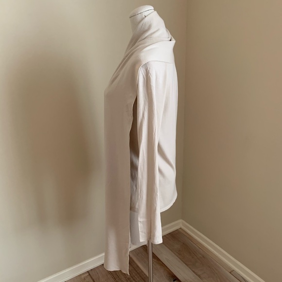 TSE Wool Shawl Collar Open Wrap Cardigan Sweater - Picture 4 of 11